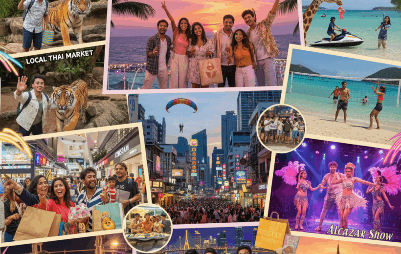 Friends Activites - 4 Days - Pattaya & Bangkok